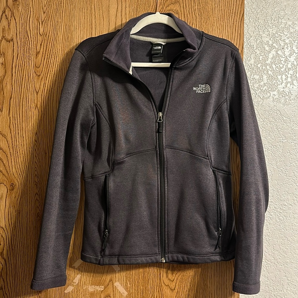 North face fleece-lined jacket